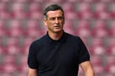 Manager Jack Ross' Dundee United side lost 4-1 to Hearts.