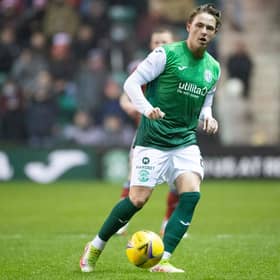 Hibs midfielder Scott Allan.