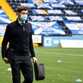 Steven Gerrard has spoken of the disappointment after two of his players breached Covid-19 protocols. Picture: SNS