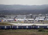 The Scottish Greens said a frequent flyer tax could fund rail improvements to encourage passengers to switch to trains. Picture: PA