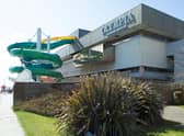 The Olympia has now been demolished as part of the V&A-led regeneration of Dundee but in its day represented a new  modernity for the city with its long glass walkway and winding flumes called the Yellow Cannonball, the Red Rocket, the Green Glider and the Blue Bomber.