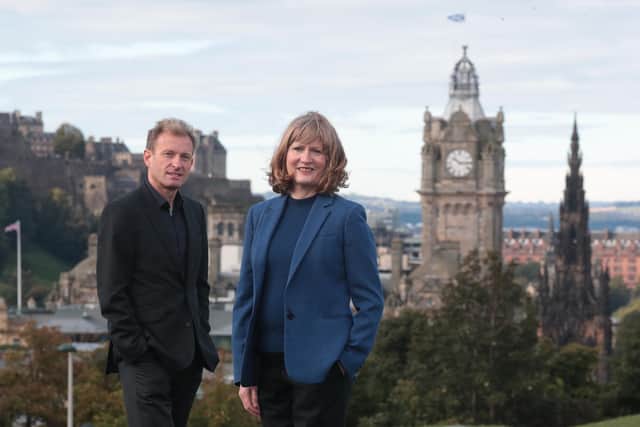 Alan Wise and Clare Wareing of Edinburgh-based Cumulus Oncology. Picture: Stewart Attwood