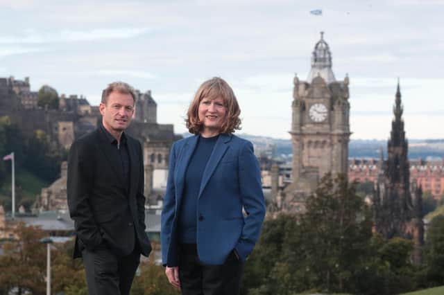Alan Wise and Clare Wareing of Edinburgh-based Cumulus Oncology. Picture: Stewart Attwood