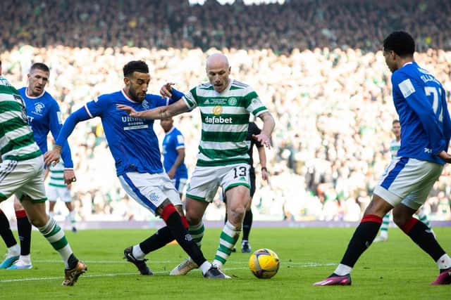 Aaron Mooy was a central figure in Celtic's Viaplay Cup final win over Rangers.  (Photo by Alan Harvey / SNS Group)
