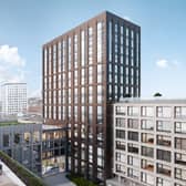 The Holland Park scheme will see the former police headquarters on Pitt Street Glasgow replaced by four apartment blocks providing 433 homes for rent in total.