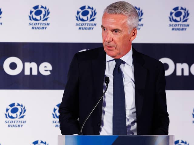 Scottish Rugby chair John McGuigan wants to bring the Murrayfield finances under control. (Photo by Ross Parker / SNS Group)