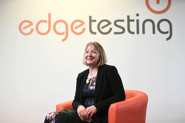 Sharon Hamilton, managing director of Edge Testing Solutions. Picture: John Devlin