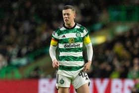 Celtic captain Callum McGregor is a doubt for Sunday's trip to Hearts. (Photo by Craig Foy / SNS Group)