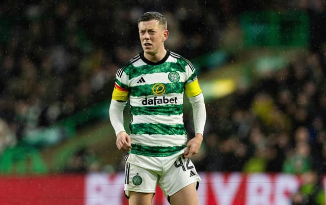 Celtic captain Callum McGregor is a doubt for Sunday's trip to Hearts. (Photo by Craig Foy / SNS Group)