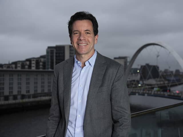 'We always knew that this year was going to be a challenging year in terms of the ad market, but actually, we’ve delivered a pretty strong, resilient performance so far,' says the STV boss. Picture: Kirsty Anderson/STV.