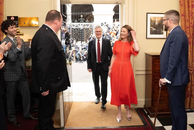 Keir Starmer enters 10 Downing Street with his wife Victoria Starmer 14 years after the last Labour Prime Minister, Gordon Brown, left office (Picture: Stefan Rousseau/WPA pool/Getty Images)