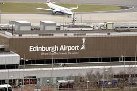 Edinburgh Airport, which will benefit from the relaxed security restrictions from 2024. Picture: Lisa Ferguson