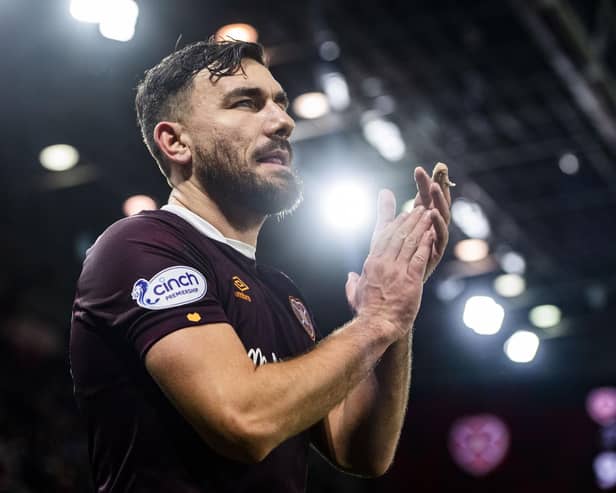 Robert Snodgrass has become a fan favourite during his short time at Hearts. (Photo by Craig Foy / SNS Group)