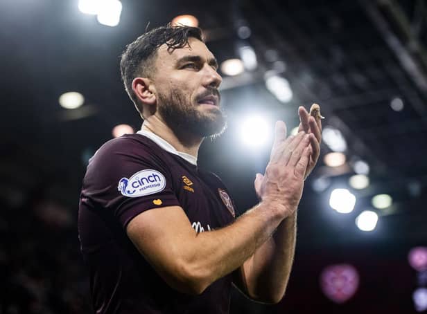 Robert Snodgrass has become a fan favourite during his short time at Hearts. (Photo by Craig Foy / SNS Group)