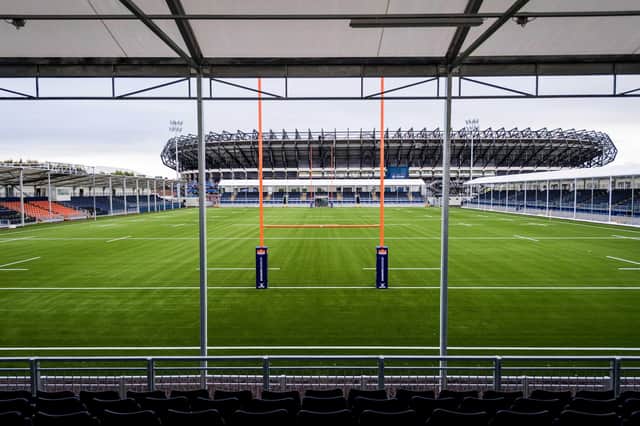 The artificial pitch at Edinburgh's new stadium will suit their game, according to Luke Crosbie. Picture: Ross Parker/SNS