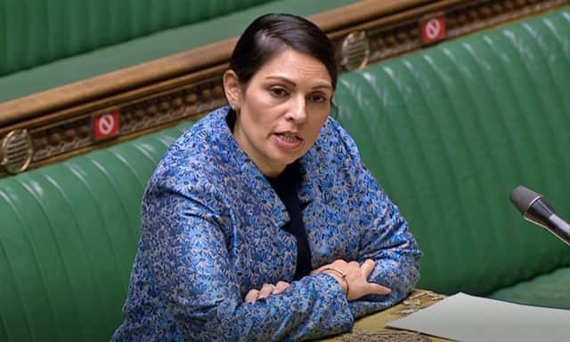 Priti Patel is believed to want to change the law so migrants can be sent to a third country to await being returned to their home nation or the safe country they arrived from.