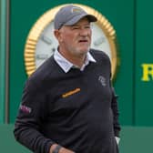 Peter Baker pictured during day one of the Senior Open Championship presented by Rolex at Carnoustie Golf Links. Picture: Kenny Smith/Getty Images.