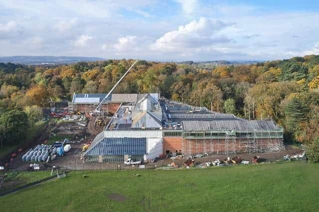 The Burrell Collection undergoing its regeneration work. Pic: John McAslan + Partners