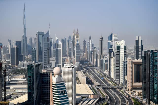 The two business partners say they are looking forward to building a successful operation in Dubai (file image). Picture: Karim Sahib/AFP via Getty Images.