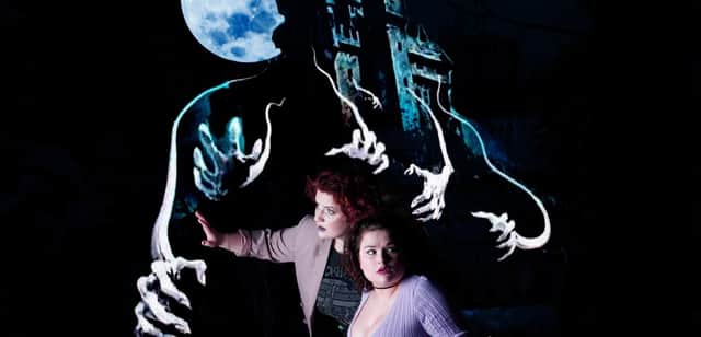 Nathalie Ellis-Einhorn and Maddie Flint in Gash Theatre Get Ghosted