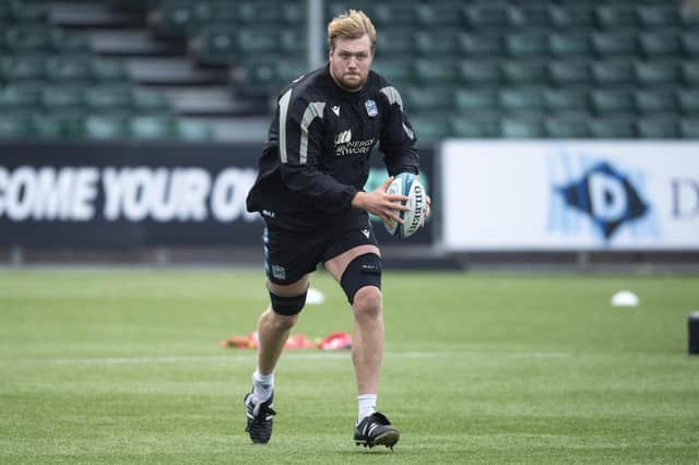 Max Williamson is line to make his Glasgow Warriors debut from the bench against Benetton at Scotstoun. (Photo by Ross MacDonald / SNS Group)