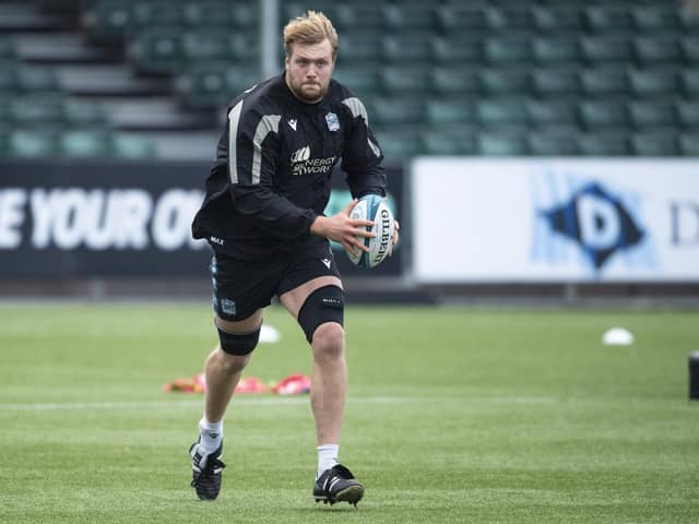 Max Williamson is line to make his Glasgow Warriors debut from the bench against Benetton at Scotstoun. (Photo by Ross MacDonald / SNS Group)