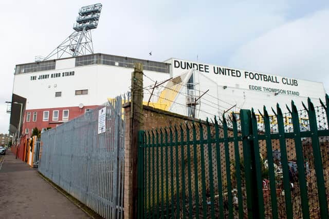 Parts of the Jerry Kerr Stand at Tannadice have been damaged.