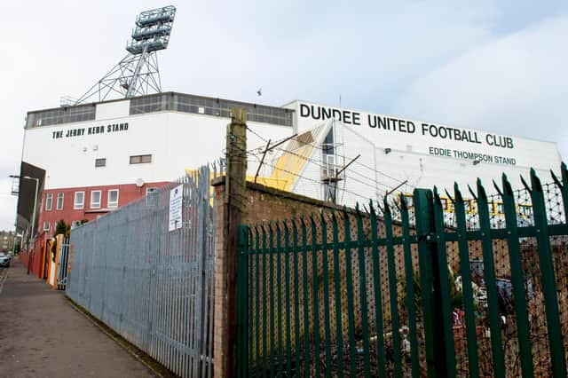 Parts of the Jerry Kerr Stand at Tannadice have been damaged.
