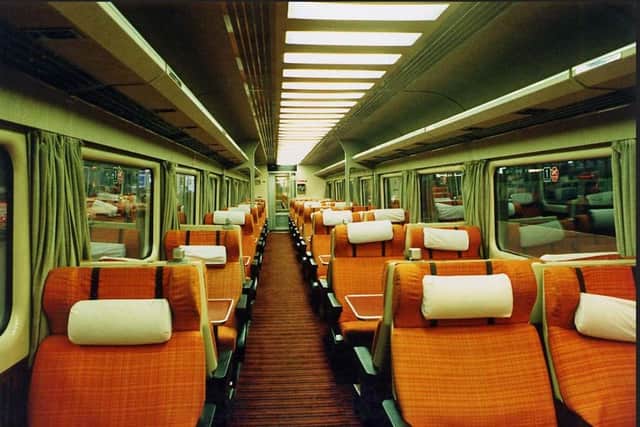 British Rail InterCity 125 first class interior. Picture: J&LittleHouse