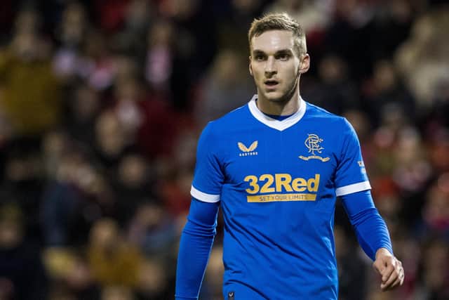 Rangers' James Sands will be watched by the US coaching team in upcoming fixtures against RB Leipzig and Celtic. (Photo by Ross Parker / SNS Group)
