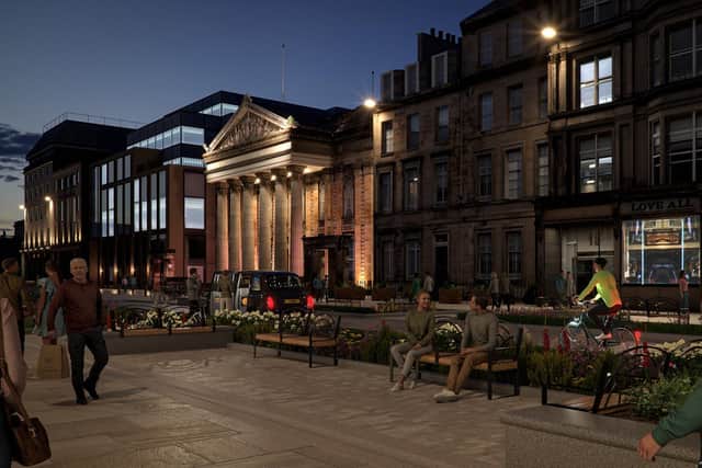 There are concerns for people's safety at night-time on George Street under the new plans.