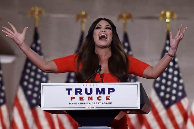 Kimberly Guilfoyle gave an impassioned speech in support of Trump
