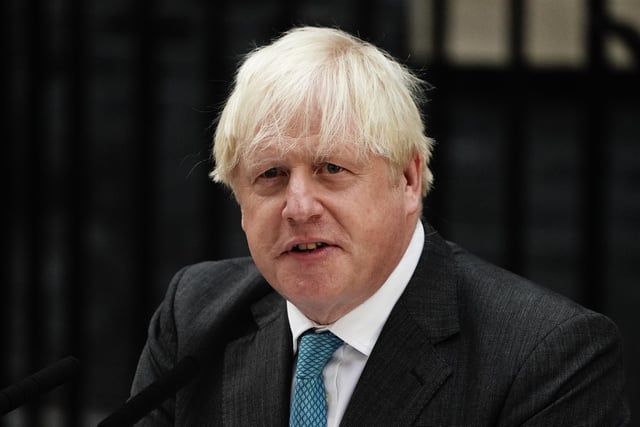 Boris Johnson celebrated the success of the vaccines rollout as he delivered his final speech from No 10 as Prime Minister.