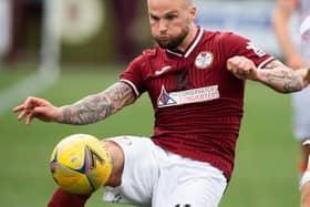 Kelty Hearts' Kallum Higginbotham scored a late equaliser (Photo by Paul Devlin / SNS Group)