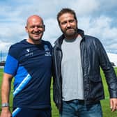 Gerard Butler was an interested spectator at Scotland training this week as the national side prepared for the match with Georgia. He spoke with head coach Gregor Townsend after the session.