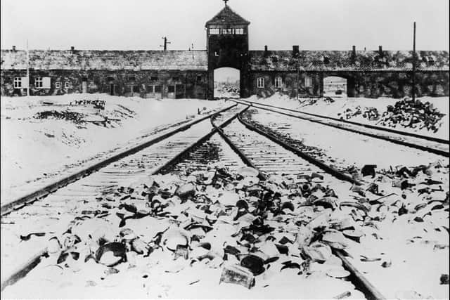 The infamous gates of Auschwitz concentration camp (Picture: AFP via Getty Images)