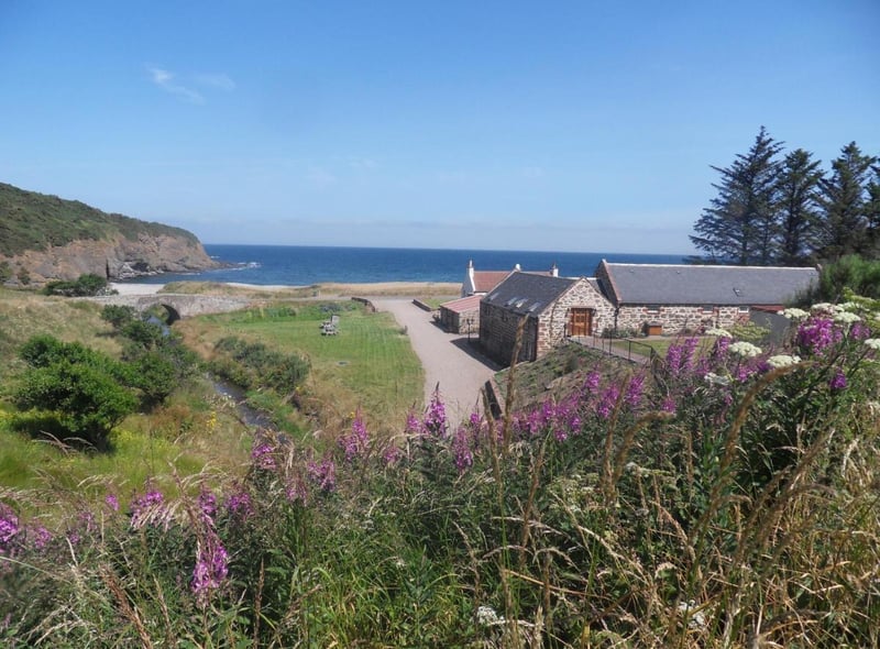 Near to the pretty village of Pennan, on the Aberdeenshire coast, the cottages at Mill Of Nethermill look out onto the secluded Cullykhan Bay, and have their own private beach. The Northern Light are seen regularly in this part of Scotland, so wrap up warm and hope you get lucky.