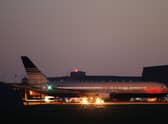 The grounded Rwanda deportation flight