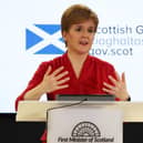 Then First Minister Nicola Sturgeon was a very regular presence on BBC Scotland screens during the Covid pandemic (Picture: Andrew Milligan - WPA Pool/Getty Images)