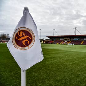 Stenhousemuir's match with Stirling Albion was abandoned after just 30 minutes.