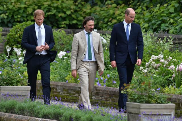 The royals with garden designer Pip Morrison.