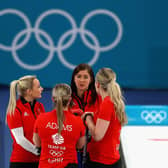 Eve Muirhead and her Great Britain side at the last Winter Olympic Games in PyeongChang in 2018. (Photo by Dean Mouhtaropoulos/Getty Images)