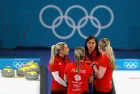 Eve Muirhead and her Great Britain side at the last Winter Olympic Games in PyeongChang in 2018. (Photo by Dean Mouhtaropoulos/Getty Images)