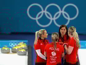 Eve Muirhead and her Great Britain side at the last Winter Olympic Games in PyeongChang in 2018. (Photo by Dean Mouhtaropoulos/Getty Images)