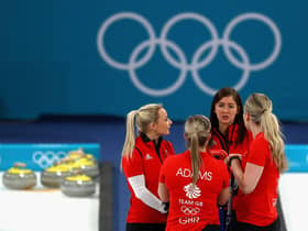 Eve Muirhead and her Great Britain side at the last Winter Olympic Games in PyeongChang in 2018. (Photo by Dean Mouhtaropoulos/Getty Images)