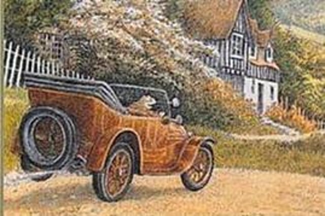 An image from the front cover of The Adventures of Mr Toad by Kenneth Grahame