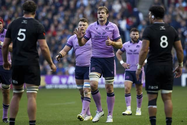 Richie Gray will face a disciplinary hearing on Wednesday. (Photo by Craig Williamson / SNS Group)