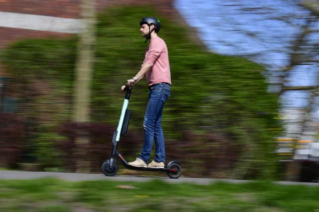 Legalising e-scooters would create a new form of low-carbon transport in the city (Picture: Tobias Schwarz/AFP via Getty Images)