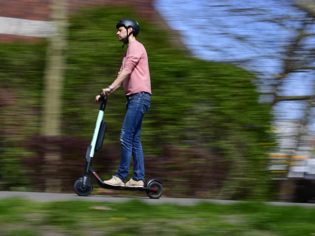 Legalising e-scooters would create a new form of low-carbon transport in the city (Picture: Tobias Schwarz/AFP via Getty Images)