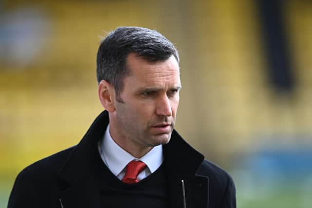 Aberdeen manager Stephen Glass saw his side secure fourth place with a win over Livingston  (Photo by Paul Devlin / SNS Group)
